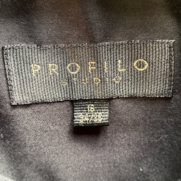 Profilo Studio Black Long Sleeve Dress Shirt - Picture 6 of 8
